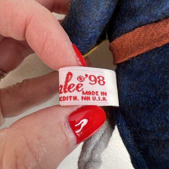 Annalee Thanksgiving 7" Pilgrim Mouse With Basket Apple ‘98 USA Made Replacement - Picture 7 of 8